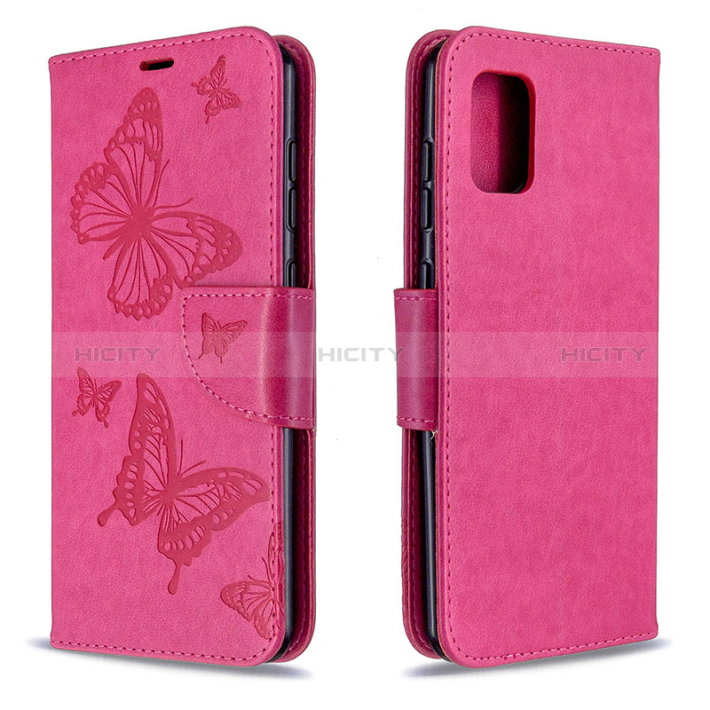 Custodia Portafoglio In Pelle Farfalla Cover con Supporto B01F per Samsung Galaxy A31