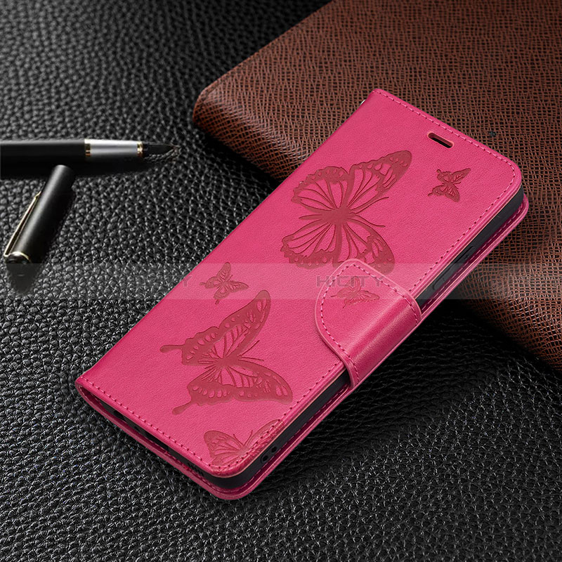 Custodia Portafoglio In Pelle Farfalla Cover con Supporto B01F per Samsung Galaxy A32 5G