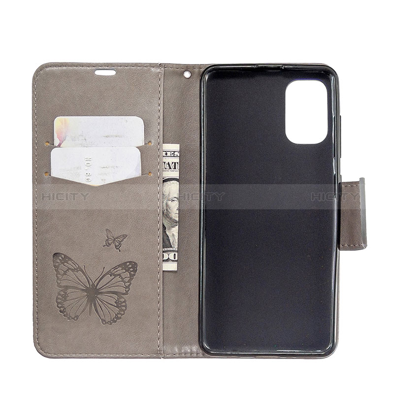 Custodia Portafoglio In Pelle Farfalla Cover con Supporto B01F per Samsung Galaxy A41