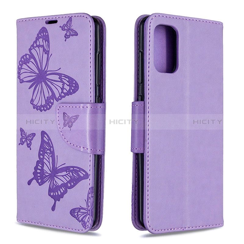 Custodia Portafoglio In Pelle Farfalla Cover con Supporto B01F per Samsung Galaxy A41