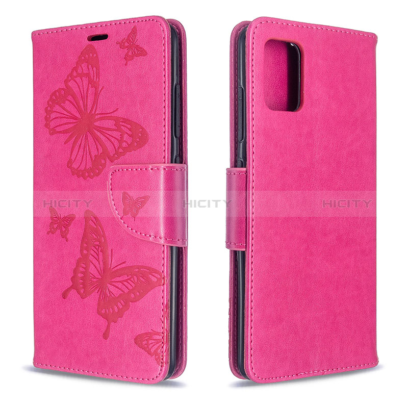 Custodia Portafoglio In Pelle Farfalla Cover con Supporto B01F per Samsung Galaxy A51 4G