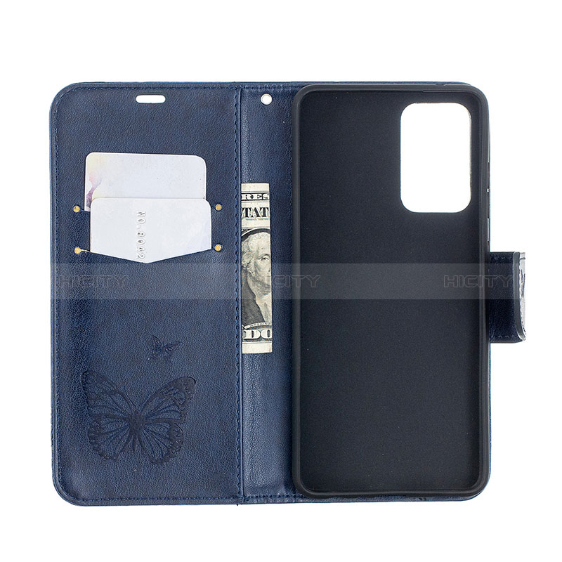 Custodia Portafoglio In Pelle Farfalla Cover con Supporto B01F per Samsung Galaxy A52s 5G