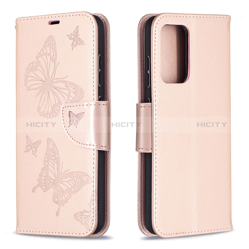 Custodia Portafoglio In Pelle Farfalla Cover con Supporto B01F per Samsung Galaxy A52s 5G