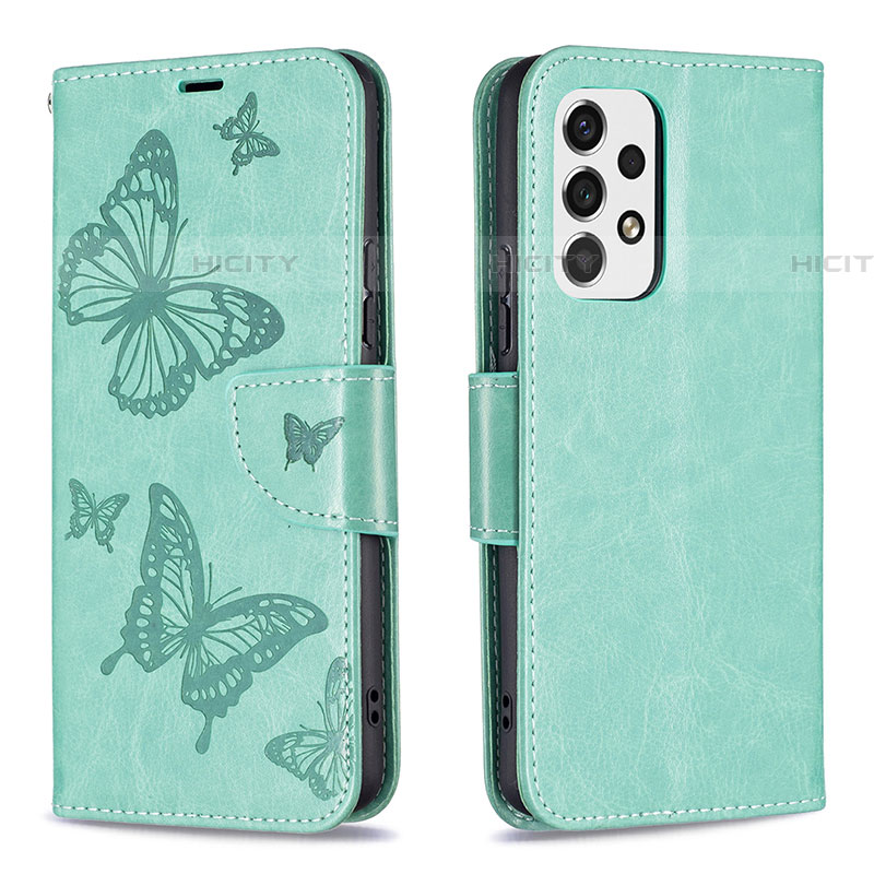 Custodia Portafoglio In Pelle Farfalla Cover con Supporto B01F per Samsung Galaxy A53 5G