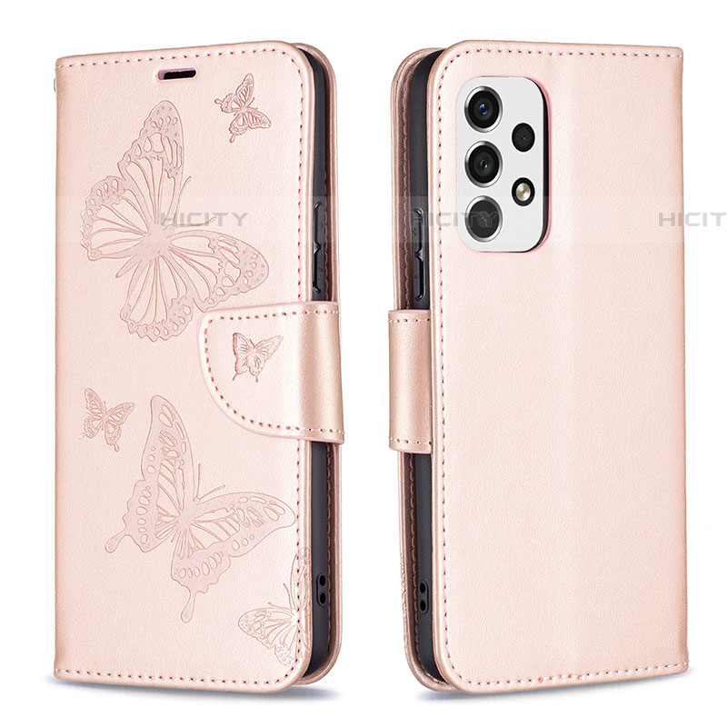 Custodia Portafoglio In Pelle Farfalla Cover con Supporto B01F per Samsung Galaxy A53 5G