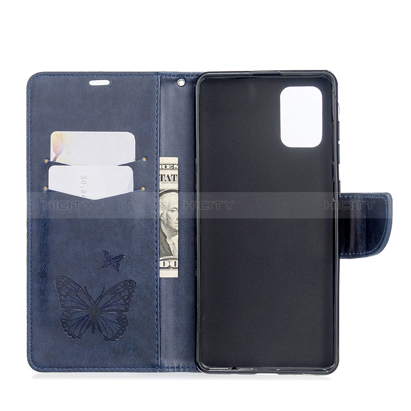 Custodia Portafoglio In Pelle Farfalla Cover con Supporto B01F per Samsung Galaxy A71 4G A715