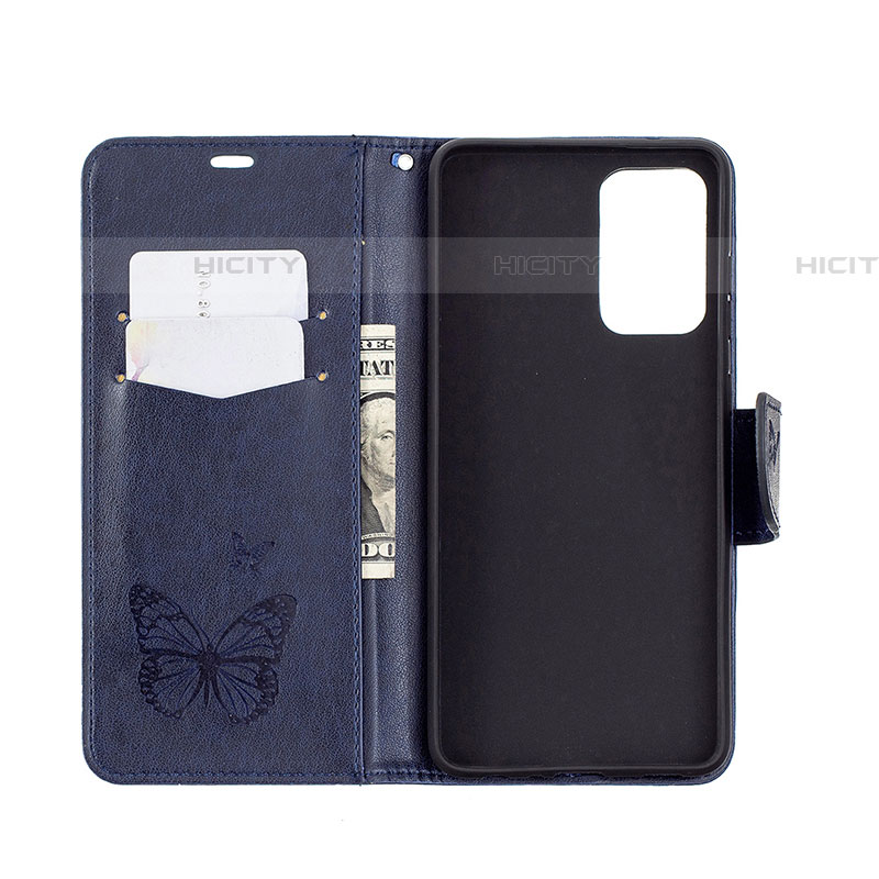 Custodia Portafoglio In Pelle Farfalla Cover con Supporto B01F per Samsung Galaxy A72 5G