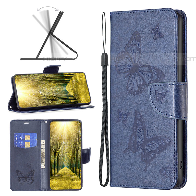 Custodia Portafoglio In Pelle Farfalla Cover con Supporto B01F per Samsung Galaxy F04