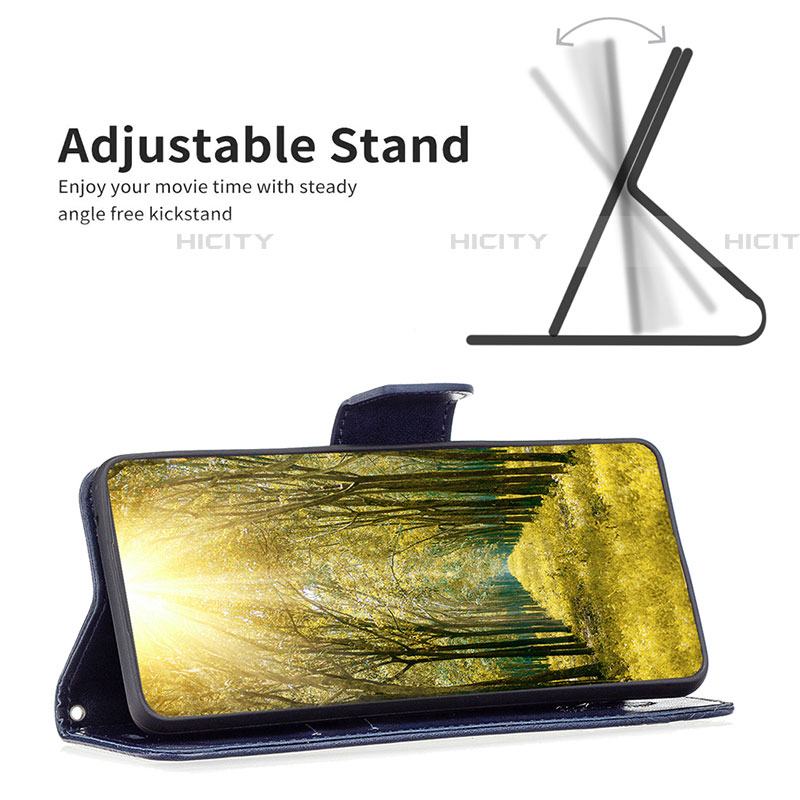 Custodia Portafoglio In Pelle Farfalla Cover con Supporto B01F per Samsung Galaxy F14 5G