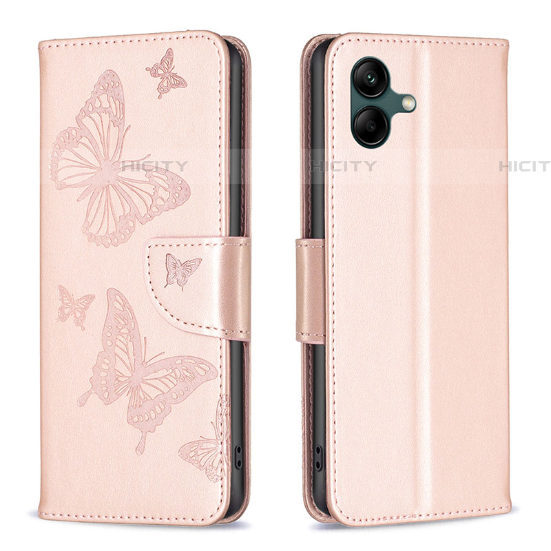 Custodia Portafoglio In Pelle Farfalla Cover con Supporto B01F per Samsung Galaxy F14 5G