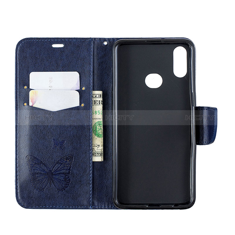 Custodia Portafoglio In Pelle Farfalla Cover con Supporto B01F per Samsung Galaxy M01s