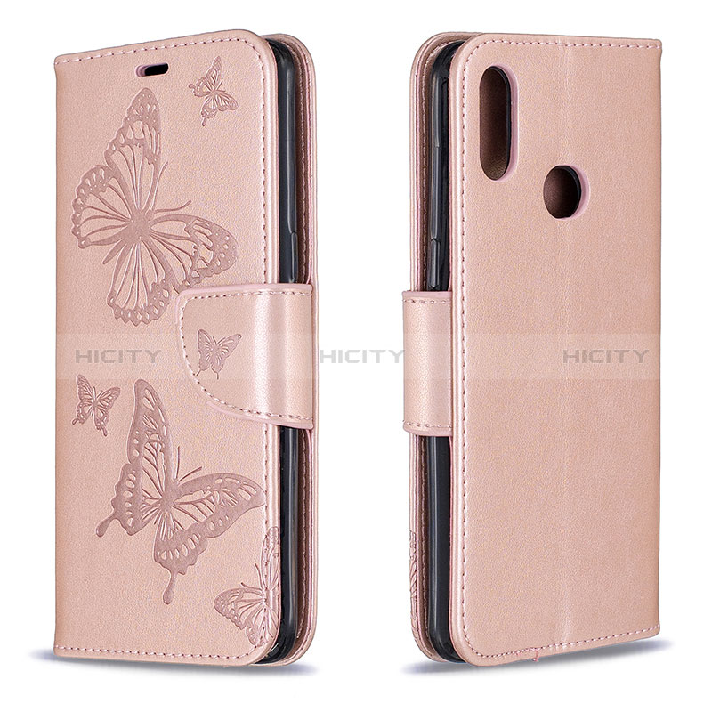 Custodia Portafoglio In Pelle Farfalla Cover con Supporto B01F per Samsung Galaxy M01s