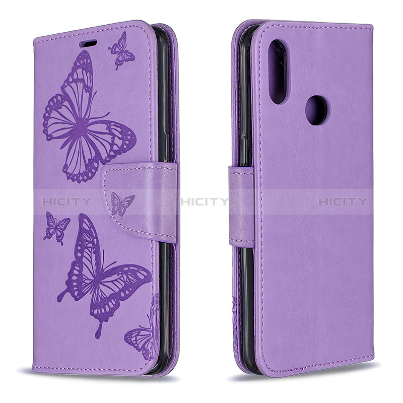 Custodia Portafoglio In Pelle Farfalla Cover con Supporto B01F per Samsung Galaxy M01s