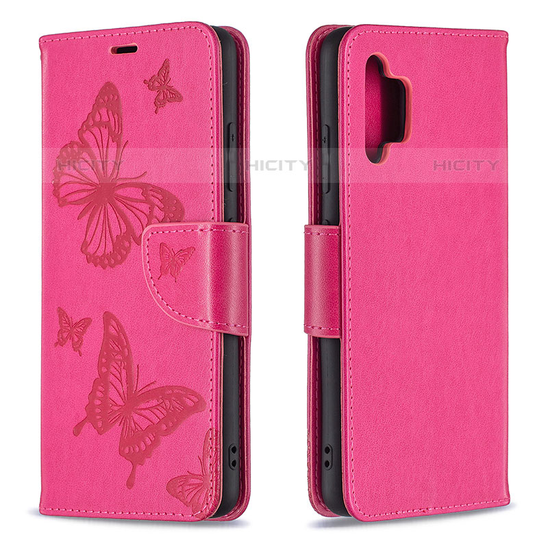 Custodia Portafoglio In Pelle Farfalla Cover con Supporto B01F per Samsung Galaxy M32 5G