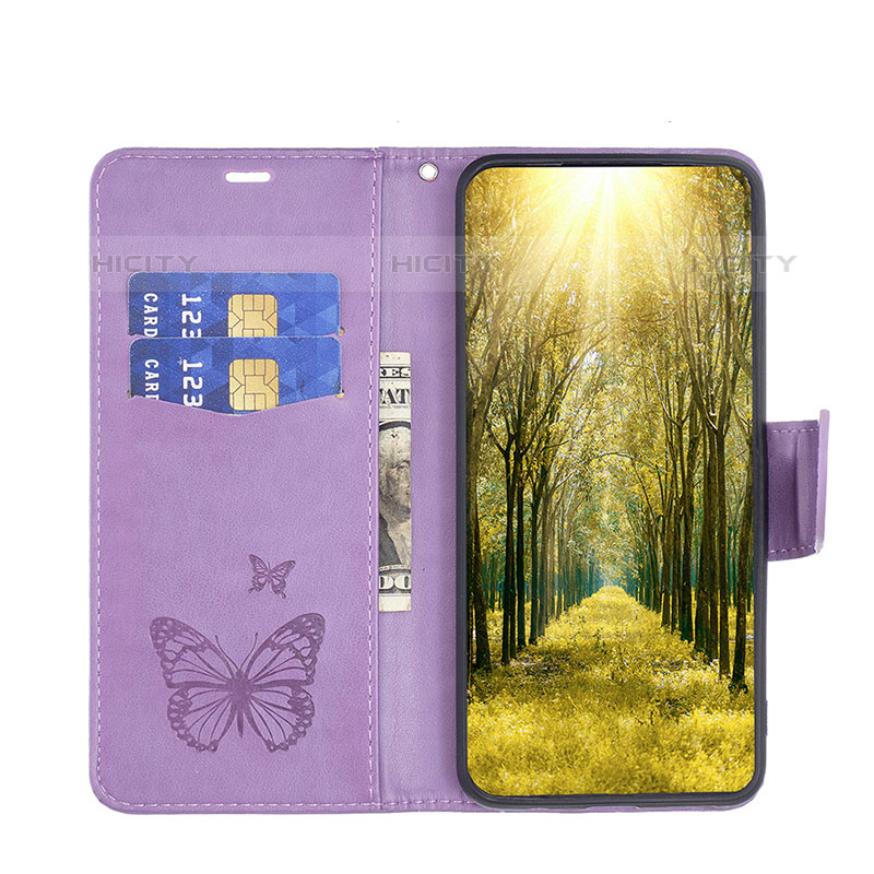 Custodia Portafoglio In Pelle Farfalla Cover con Supporto B01F per Samsung Galaxy M33 5G