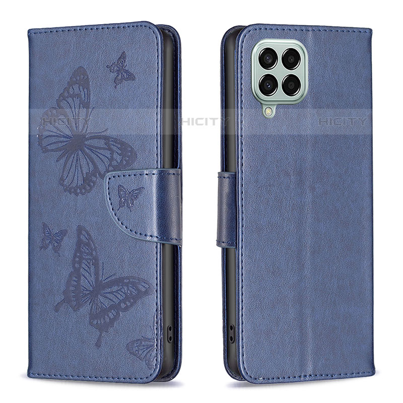 Custodia Portafoglio In Pelle Farfalla Cover con Supporto B01F per Samsung Galaxy M33 5G