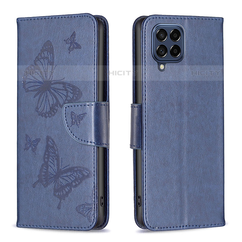 Custodia Portafoglio In Pelle Farfalla Cover con Supporto B01F per Samsung Galaxy M53 5G