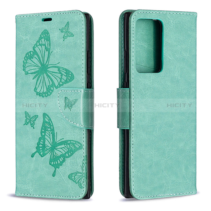 Custodia Portafoglio In Pelle Farfalla Cover con Supporto B01F per Samsung Galaxy Note 20 Ultra 5G