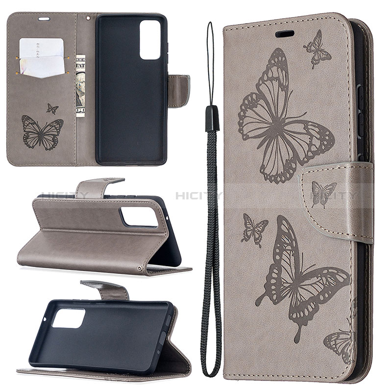 Custodia Portafoglio In Pelle Farfalla Cover con Supporto B01F per Samsung Galaxy S20 FE 4G