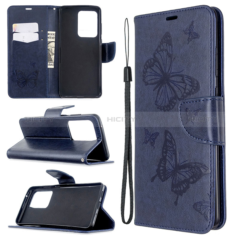 Custodia Portafoglio In Pelle Farfalla Cover con Supporto B01F per Samsung Galaxy S20 Plus 5G