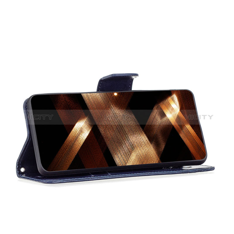 Custodia Portafoglio In Pelle Farfalla Cover con Supporto B01F per Xiaomi Poco F5 5G