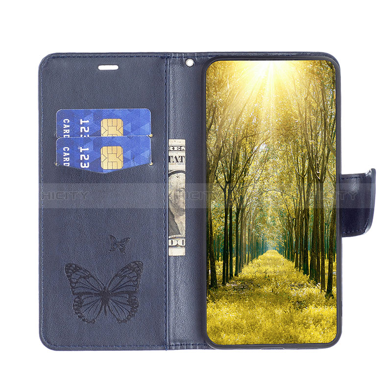 Custodia Portafoglio In Pelle Farfalla Cover con Supporto B01F per Xiaomi Poco M4 Pro 4G