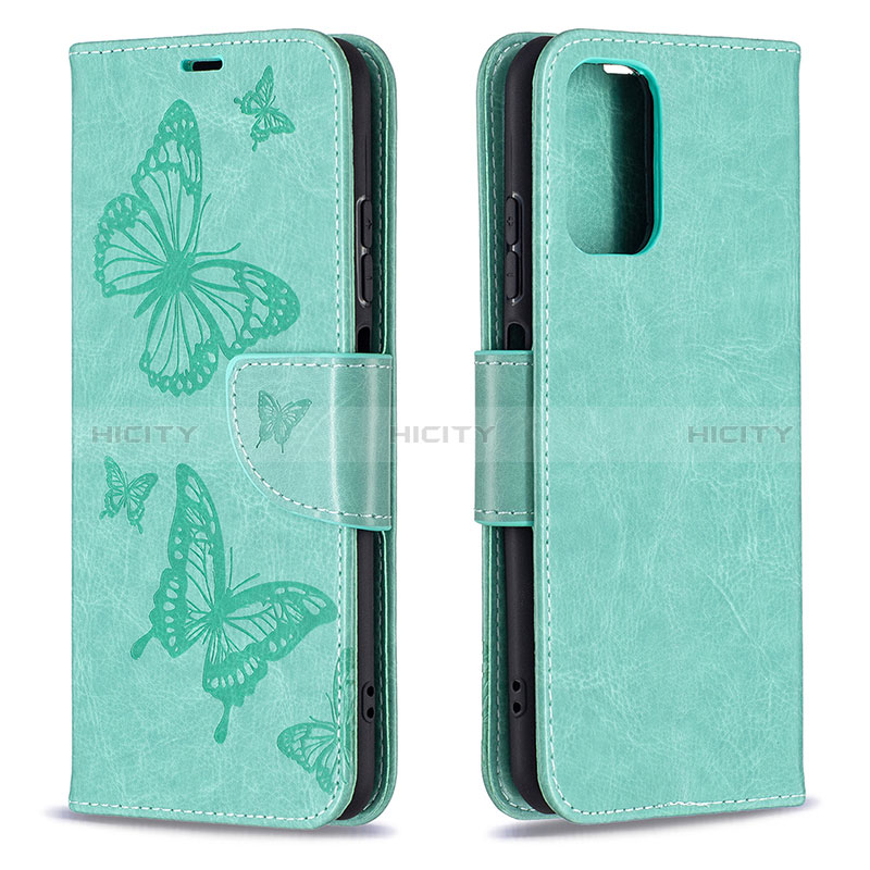 Custodia Portafoglio In Pelle Farfalla Cover con Supporto B01F per Xiaomi Poco M5S