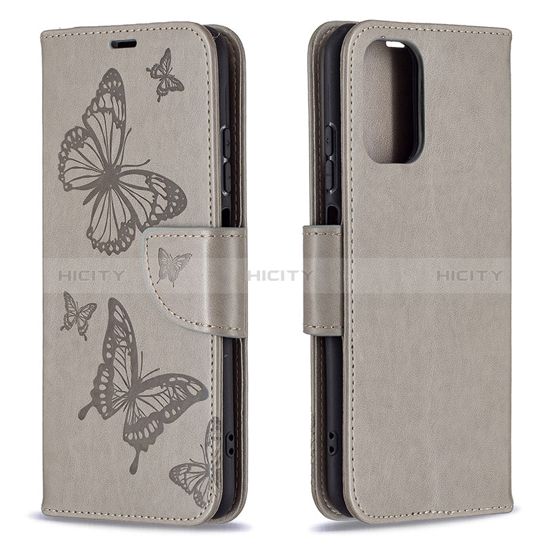 Custodia Portafoglio In Pelle Farfalla Cover con Supporto B01F per Xiaomi Poco M5S