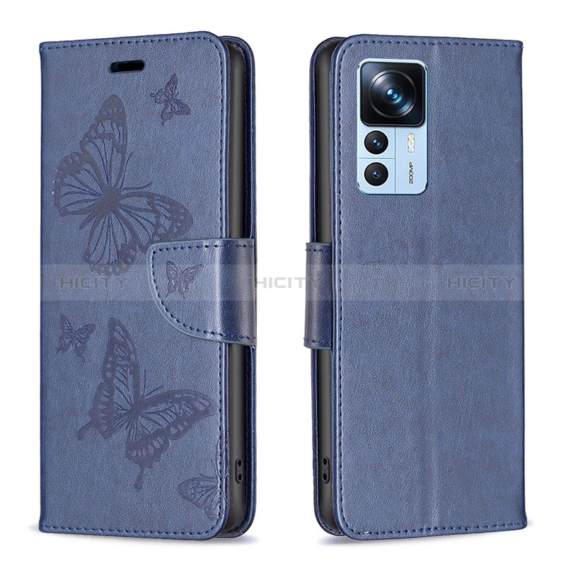 Custodia Portafoglio In Pelle Farfalla Cover con Supporto B01F per Xiaomi Redmi K50 Ultra 5G