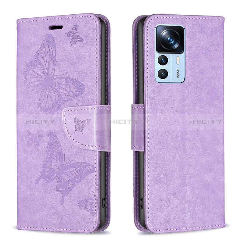 Custodia Portafoglio In Pelle Farfalla Cover con Supporto B01F per Xiaomi Redmi K50 Ultra 5G