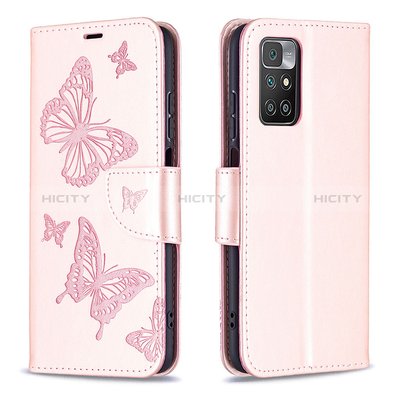 Custodia Portafoglio In Pelle Farfalla Cover con Supporto B01F per Xiaomi Redmi Note 11 4G (2021)