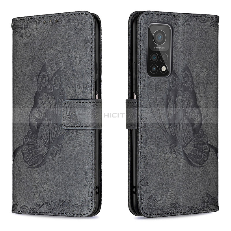 Custodia Portafoglio In Pelle Farfalla Cover con Supporto B02F per Xiaomi Mi 10T Pro 5G