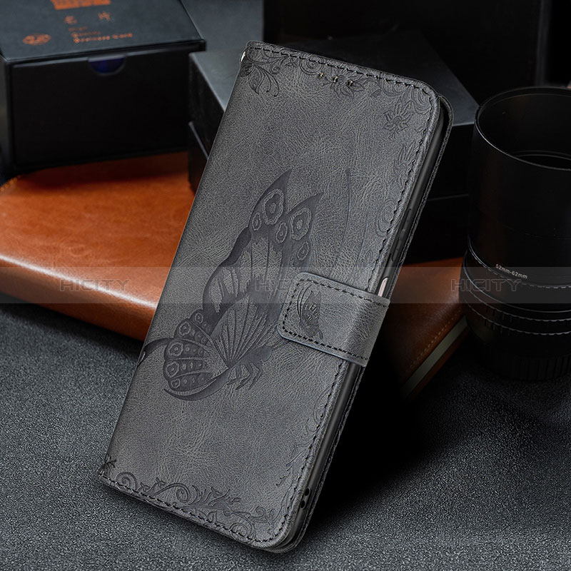 Custodia Portafoglio In Pelle Farfalla Cover con Supporto B02F per Xiaomi Redmi 10 4G