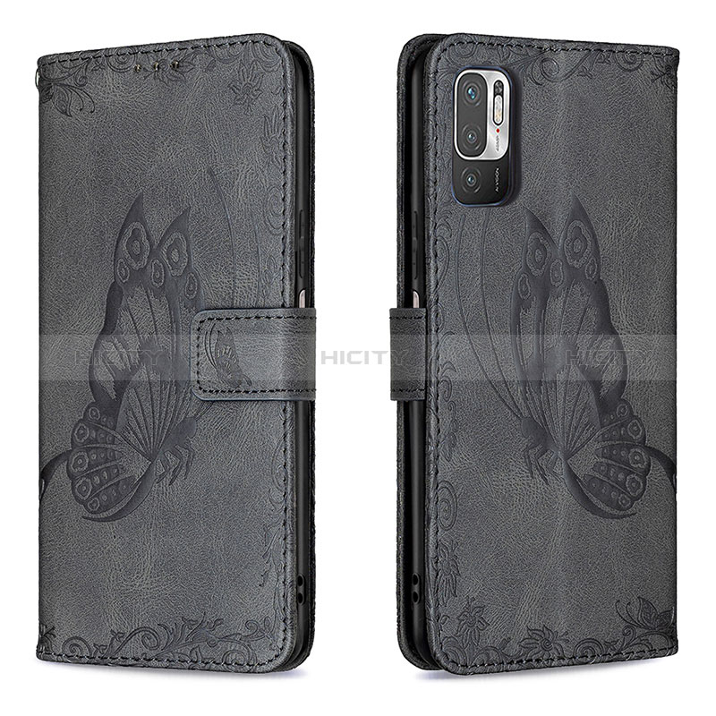 Custodia Portafoglio In Pelle Farfalla Cover con Supporto B02F per Xiaomi Redmi Note 11 SE 5G