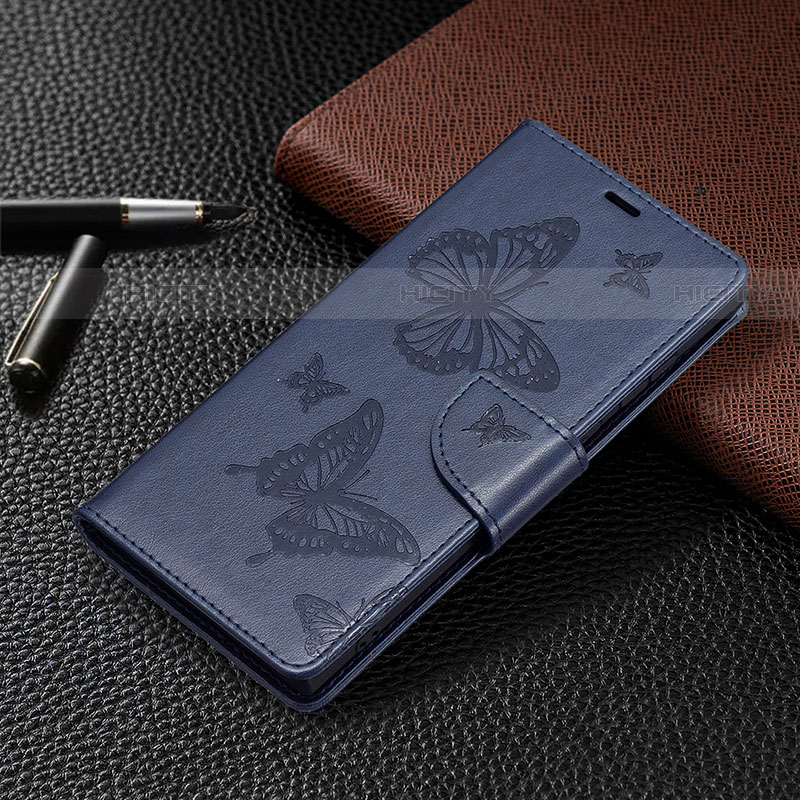 Custodia Portafoglio In Pelle Farfalla Cover con Supporto B13F per Samsung Galaxy S22 Ultra 5G
