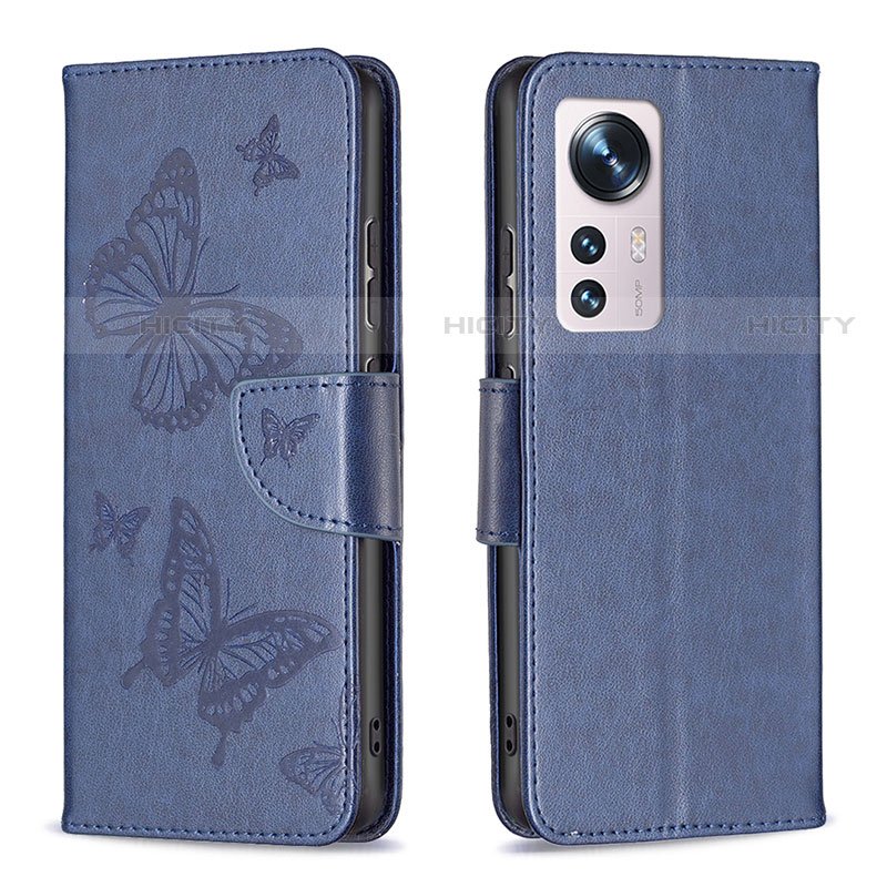 Custodia Portafoglio In Pelle Farfalla Cover con Supporto B13F per Xiaomi Mi 12 Pro 5G