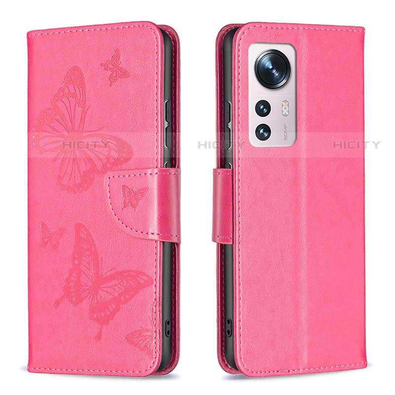 Custodia Portafoglio In Pelle Farfalla Cover con Supporto B13F per Xiaomi Mi 12S Pro 5G