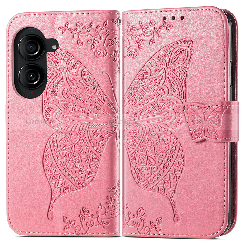 Custodia Portafoglio In Pelle Farfalla Cover con Supporto per Asus ZenFone 10