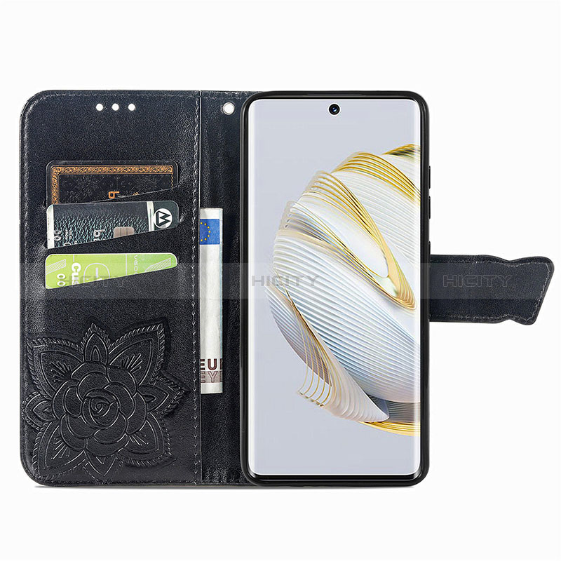 Custodia Portafoglio In Pelle Farfalla Cover con Supporto per Huawei Nova 10 SE