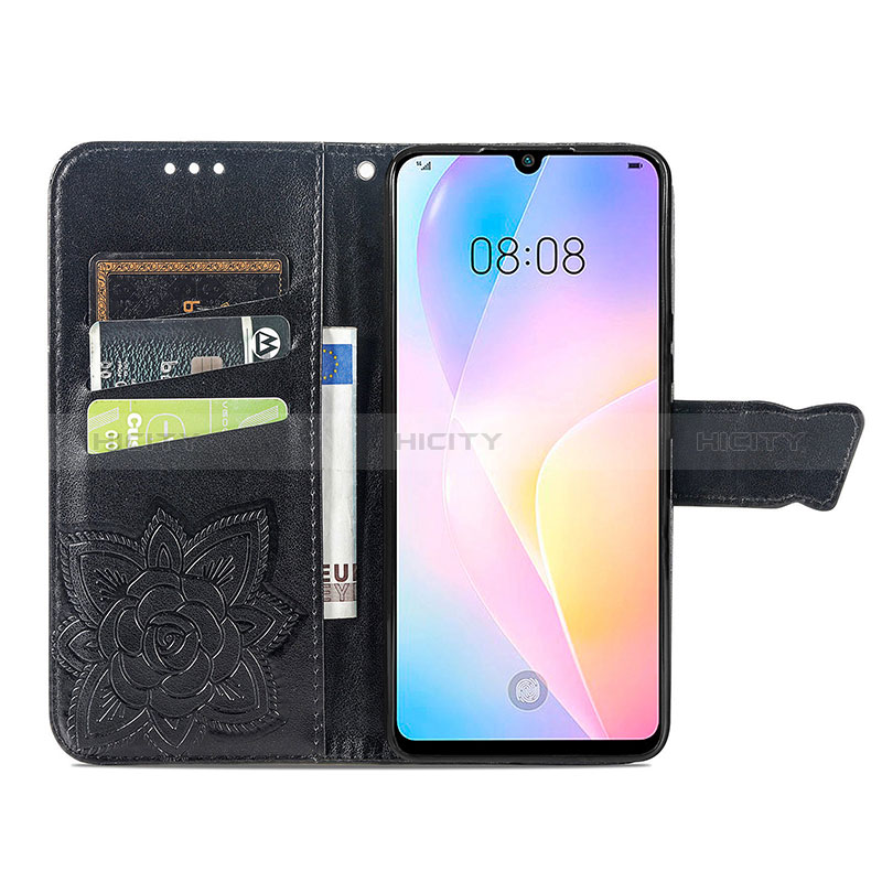 Custodia Portafoglio In Pelle Farfalla Cover con Supporto per Huawei Nova 8 SE 4G