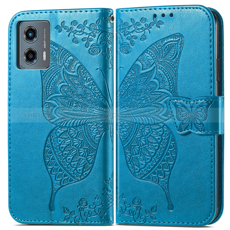 Custodia Portafoglio In Pelle Farfalla Cover con Supporto per Motorola Moto G 5G (2023)