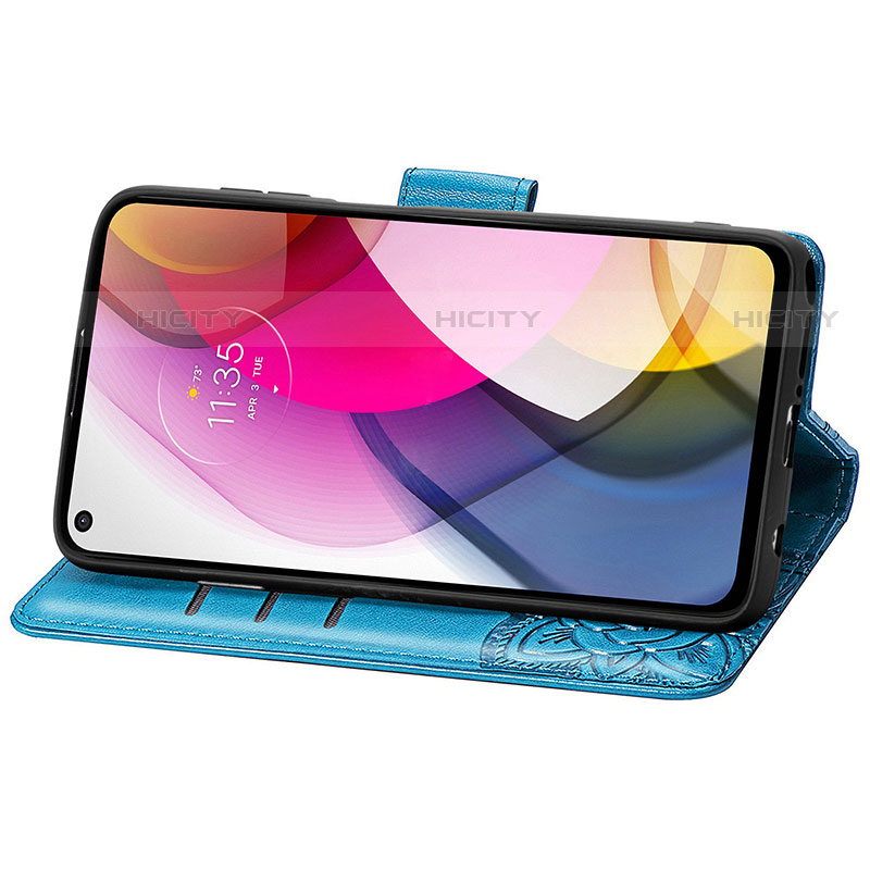 Custodia Portafoglio In Pelle Farfalla Cover con Supporto per Motorola Moto G Stylus (2021)