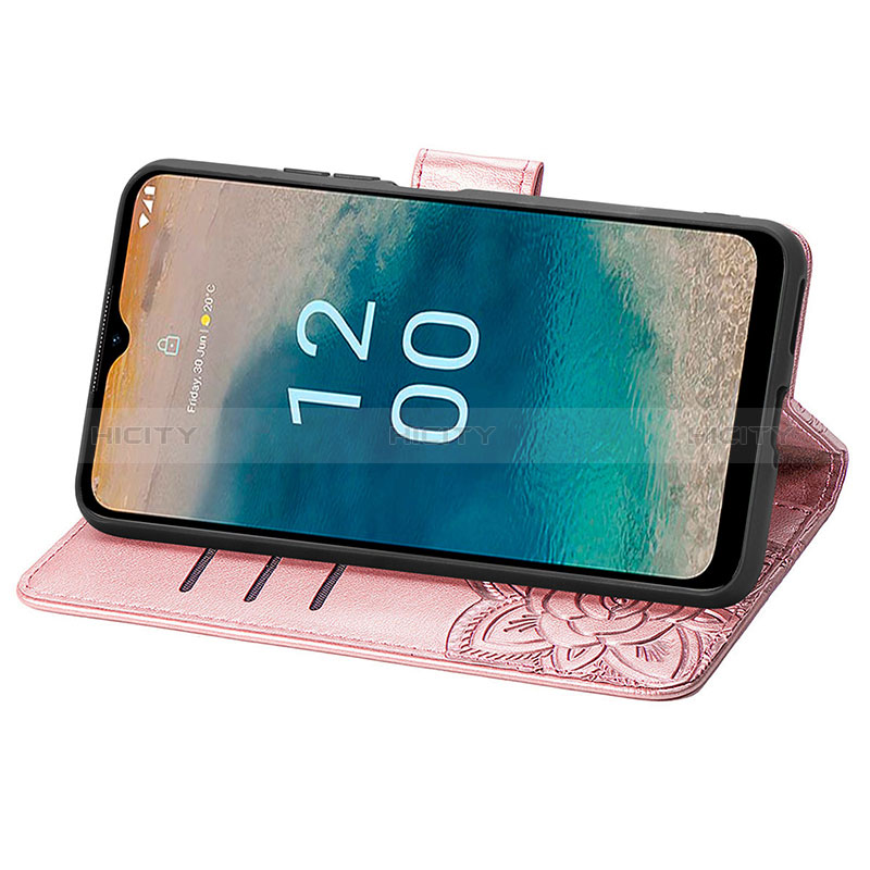 Custodia Portafoglio In Pelle Farfalla Cover con Supporto per Nokia G22