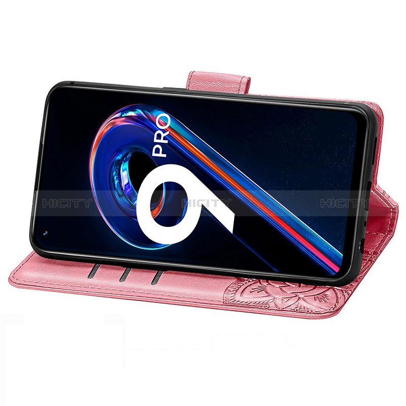 Custodia Portafoglio In Pelle Farfalla Cover con Supporto per Realme 9 5G