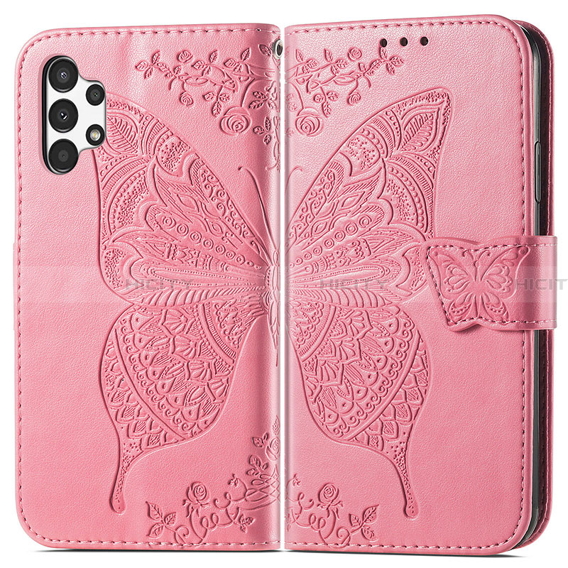 Custodia Portafoglio In Pelle Farfalla Cover con Supporto per Samsung Galaxy A13 4G