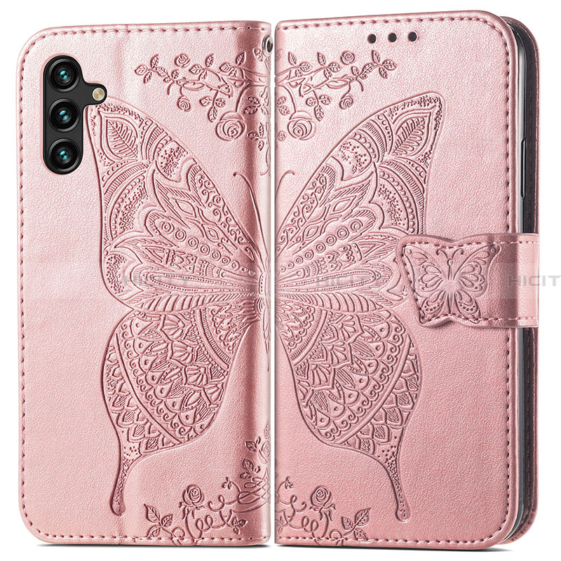 Custodia Portafoglio In Pelle Farfalla Cover con Supporto per Samsung Galaxy A13 5G