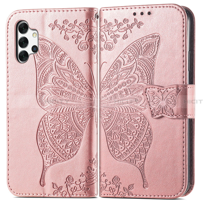 Custodia Portafoglio In Pelle Farfalla Cover con Supporto per Samsung Galaxy A32 4G