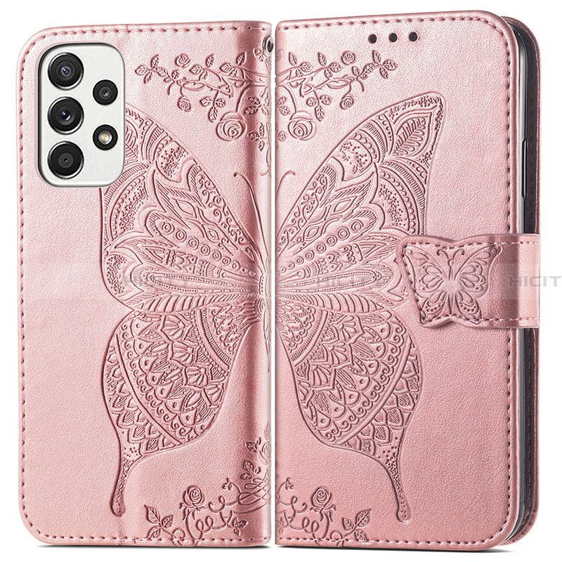 Custodia Portafoglio In Pelle Farfalla Cover con Supporto per Samsung Galaxy A33 5G