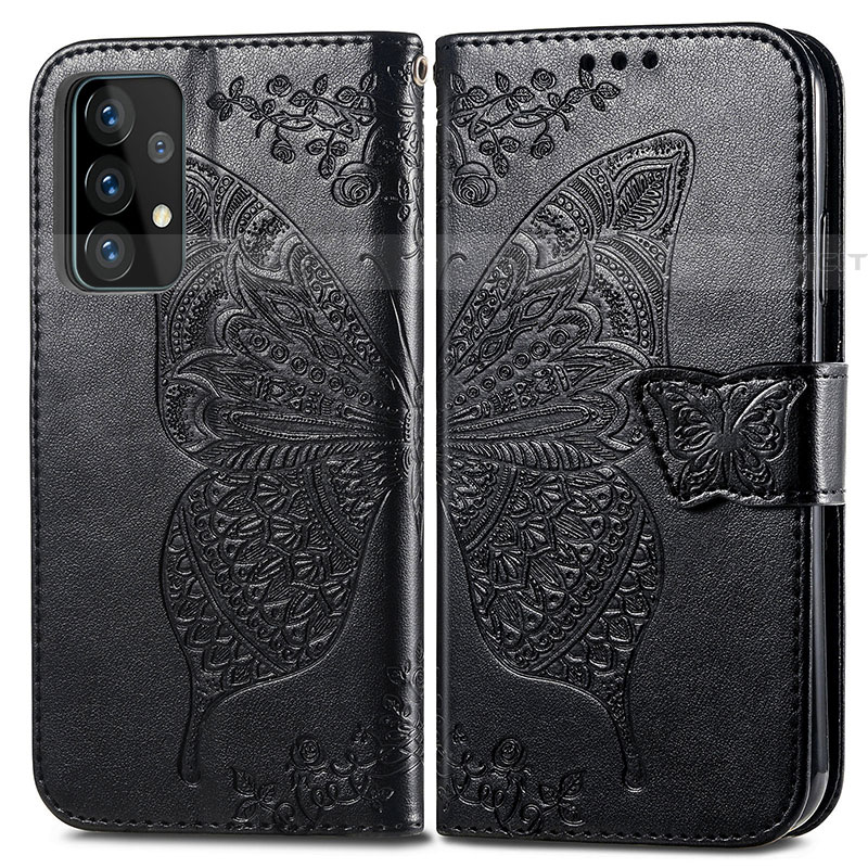 Custodia Portafoglio In Pelle Farfalla Cover con Supporto per Samsung Galaxy A52 5G