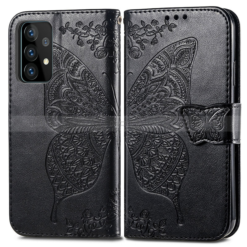 Custodia Portafoglio In Pelle Farfalla Cover con Supporto per Samsung Galaxy A52s 5G